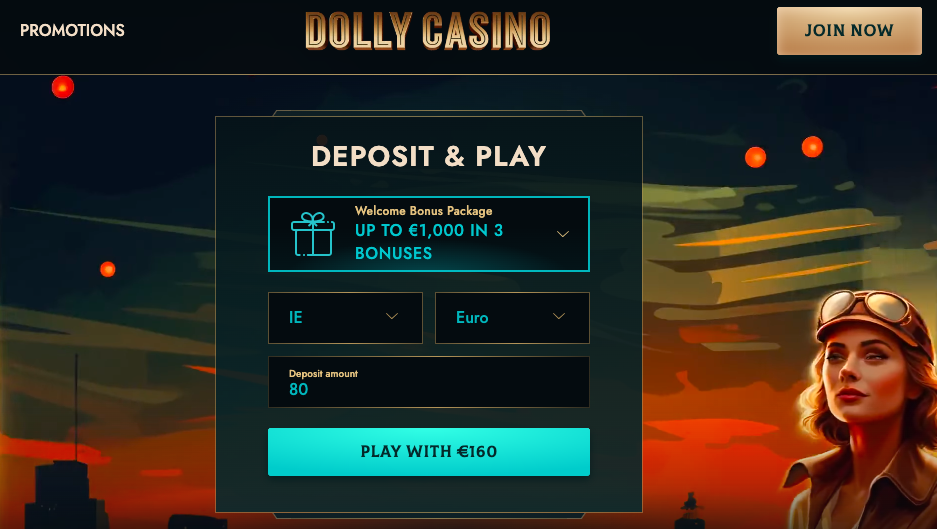 Dolly Casino interface
