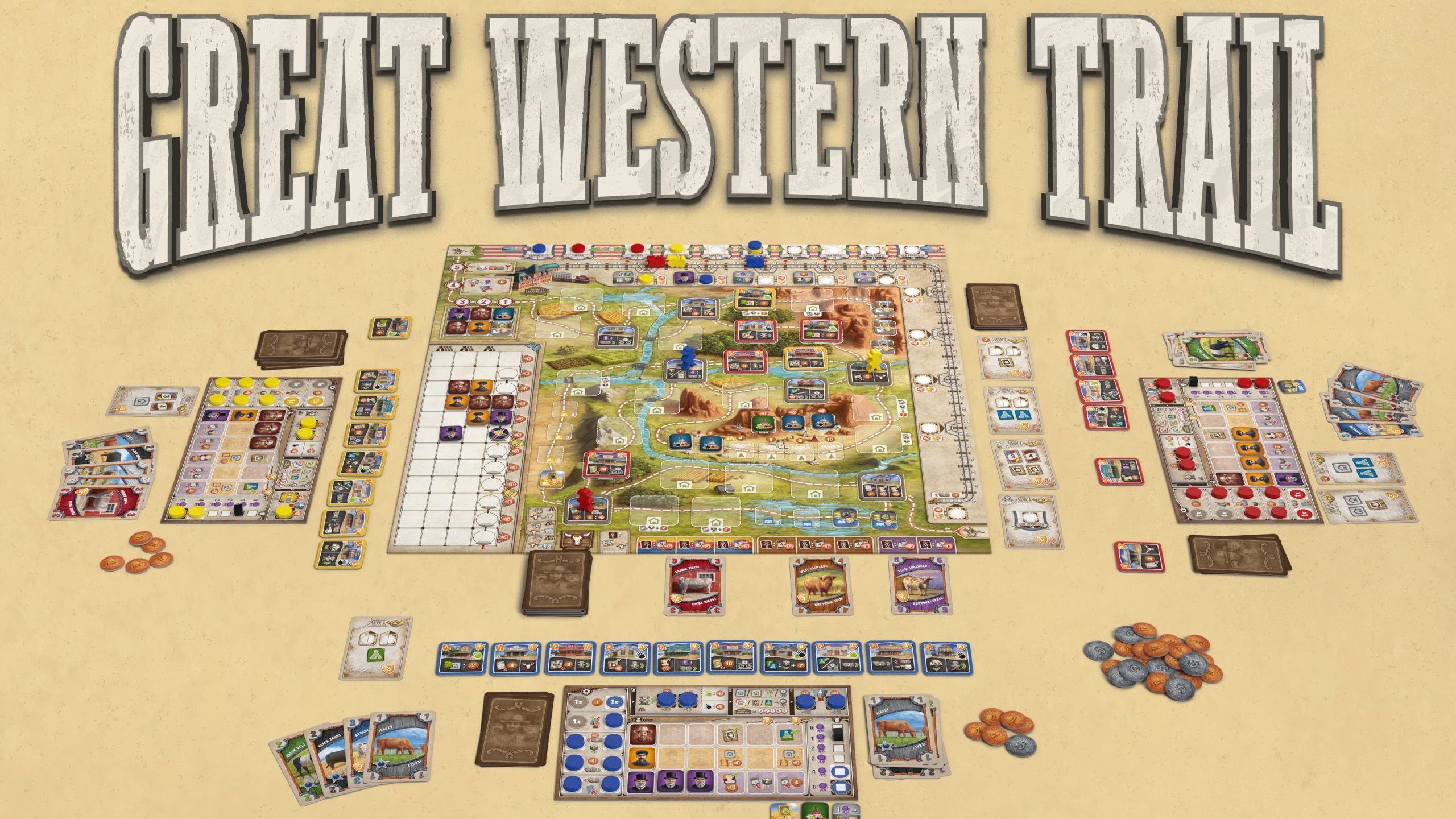 Gesellschaftsspiele Great Western Trail