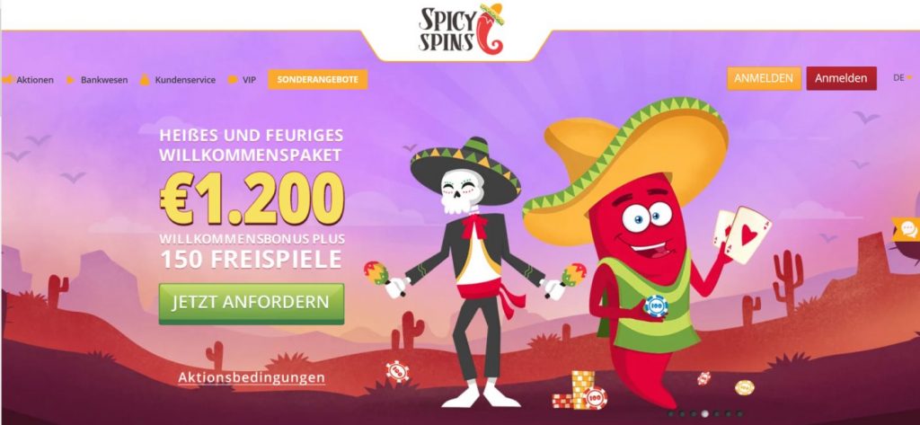 Spicy Spins Vergleich